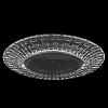EQ3002-1 - Блюдце стеклянное "Ротанг" д123мм, h15мм, "Дели Гласс (Deli Glass)" (Китай)