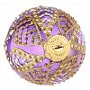 28 1687 0048  - Елочная игрушка фигурка стеклянная "Капелька 1-5" д5,4см, h8,5см, ручная художественная роспись, подарочная упаковка (Россия)