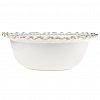 AYZB21-367 - "Жемчужина" Салатник фарфоровый 1,45л, д23х8,5см, фигурный, с деколью, отводка (Китай)
