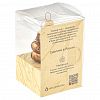 ФУП-1828/19 - Елочная игрушка фигурка стеклянная "Медвежонок с сердечком мини" h5см, ручная художественная роспись, подарочная упаковка (Россия)