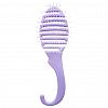 160002 - Расческа вентиляционная "Lei" 28,5х8,5х4см, серия 160, с крючком, пластик, пластмассовые зубья, фиолетовый (Россия)