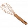 74-105 - Кухонный набор "Linea Silicone" 3 предмета: лопатка 25,5х5,3х1,3см, кисть 23,6х5х1,5см, венчик 25,1х6,5х6,5см, бук, силикон, розовый, "Regent" (Китай) 