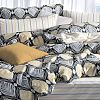 П-Е - Простыня Евростандарт "Аметист" 240х220см, поплин "Премиум Пакистан" 125г/м2, хлопок 100%, упаковка "классическая" ПВХ 28х41см, "Домашняя мода" (Россия)