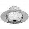 ADU400237 - Пробка-сетка для раковины из нержавеющей стали "Сетка №2" д11,5см, h4см, на картоне (внутренний д6,8см) (Китай)