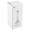 HF0640-4XL - Подсвечник стеклянный "Адриан" h25см, чаша 5х5х2,5см, основание 10,2х10,2см, в коробке (Китай)