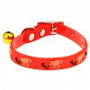  - "Пэт тойс (Pet toys)" Ошейник универсальный "Кошки-мышки" 1х27см, металлическая застежка, с бубенчиком, силикон цветной, на картоне, цвета микс (Китай)