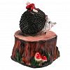  - Скульптура-фигура для сада гипсовая "Еж на пне" 39х36см (Россия)