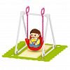 02200 - Игрушка "Качели с фигуркой" 13,2х5,4х20,5см, полипропилен, картонная коробка, "Stellar" (Россия)