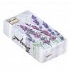 25558 - Салфетки бумажные "Bouquet Original de Luxe" 33х33см, 2-х слойные, 20 штук в упаковке, 100% целлюлоза, "Скатерть с лавандой" (Россия)