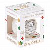 КУ-65-264064 - Елочная игрушка шар стеклянная "Пушистое чудо" д6,5см, ручная художественная роспись, подарочная упаковка (Россия)