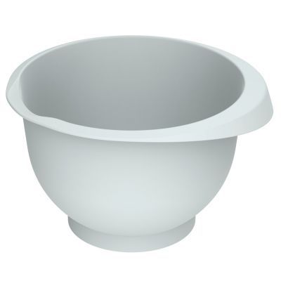 Миска пластмассовая "Кулинар" 2,1л, 21х19,5х12,5см, полипропилен, серый (Россия)