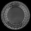 EQ3002-1 - Блюдце стеклянное "Ротанг" д123мм, h15мм, "Дели Гласс (Deli Glass)" (Китай)