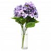 91614 - Букет "Гортензия" цвет - фиолетовый, 52см, 5 цветков - д15х7см (Китай)