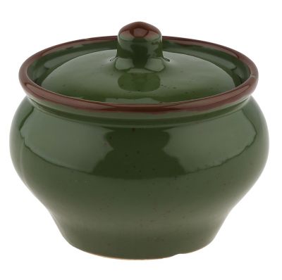 "Punto Verde" Горшок для запекания фарфоровый "Villaggio" 0,5л, д11,5см, h11,5см (Россия)
