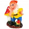  - Скульптура-фигура для сада гипсовая "Гном стоя" 17х18см (Россия)