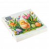 25282 - Салфетки бумажные "Bouquet Home Collection Classic" 33х33см, 3-х слойные, 20 штук в упаковке, 100% целлюлоза, "Веселый цыпленок" (Россия)