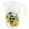 17558 - Кувшин пластмассовый "Fresh" 2л, д14,5см, h21см, с крышкой (Россия)