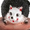  - Скульптура-фигура для сада гипсовая "Еж на пне" 39х36см (Россия)