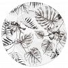 10328SLBD84 - "Джангл (Jungle)" Тарелка мелкая стеклянная д260мм, h2см, серый, Pasabahce (Россия)