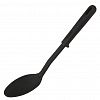 ADU0266A - "Идея" Ложка гарнирная для тефлоновой посуды пластмассовая 30,5х6,5см, цвет - черный (Китай)