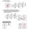 ВНТ3 Б - Вешалка настенная для верхней одежды "Торонто 3" 34х8,5х16,8см, 3 крючка, металл, белый (Россия)