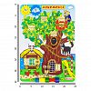 ББ212 - Игрушка "Бизиборд "Лукоморье" 35х25х3см, развивающая, МДФ, ЛХДФ, фанера, пластик, металл, текстиль, в коробке (Россия)