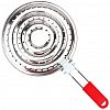 BWQ7336 - Рассекатель пламени металлический, складная ручка из нержавеющей стали с пластмассовой накладкой д20,5см, общий размер 20,5х36х0,7см, в п/эт пакете (Китай)