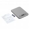 AUW-B313 - Весы кухонные 10кг пластмассовый корпус "Электронные" (1гр) 18х13,2х2см, подставка из нержавеющей стали, с дисплеем, кнопка "тара", автоматической отключение, в коробке (Китай)