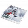 25428 - Салфетки бумажные "Bouquet Home Collection Classic" 33х33см, 3-х слойные, 20 штук в упаковке, 100% целлюлоза, "Волшебная лошадь" (Россия)