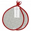 КП-25L/2 - "Сканди" Кухонный комплект: прихватка 20х25см "Капелька" - 2шт, хлопок "Премиум" 191г/м2 - хлопок 100%, наполнитель - ватин 280гр/м2, "Домашняя мода" (Россия)