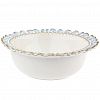 AYZB21-367 - "Жемчужина" Салатник фарфоровый 1,45л, д23х8,5см, фигурный, с деколью, отводка (Китай)