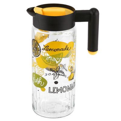 "Херивин (Herevin)" Кувшин стеклянный 1,46л, "Lemonade" пластмассовая крышка, Pasabahce (Турция)