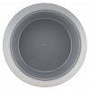 М8914 - Миска для кормления животных пластмассовая 0,3л, д14,5см, h4,5см, серый (Россия)