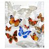  - Пакет подарочный ПВД с вырубной ручкой 40х47см "Бабочки", 45 мкм (Россия)