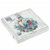 57880 - Салфетки бумажные "Bouquet Home Collection Classic" 33х33см, 3-х слойные, 20 штук в упаковке, 100% целлюлоза, "Сказочное украшение" (Россия)