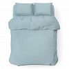 ПО-2п - Пододеяльник 2-х спальный на пуговицах "Голубая мята" 175х215см, сатин "Премиум" 135г/м2, хлопок 100%, упаковка "классическая" ПВХ 28х41см, "Домашняя мода" (Россия)