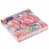 2227 - Салфетки бумажные 33х33см "GrandPero Deluxe", 3-х слойные, 20 штук в упаковке, "Розовый туман" (Россия)