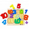 БШ03 - Игрушка "Башня "Цифры" 18*18*1,5см, развивающая, МДФ, ЛХДФ, фанера, картон, в пленке (Россия)
