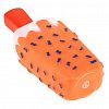 74#81450U - Игрушка для собаки "Эскимо" 14х5,5х3см, ПВХ, с пищалкой, фактурная, цвета микс (оранжевый, ярко-розовый, зеленый), "Пэт тойс (Pet toys)" (Китай)
