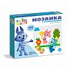 01090 - Игрушка "Мозаика с картинками" 24х3х19,5см, 110 элементов д1,3см, полипропилен, картонная коробка в ту пленке, "Stellar" (Россия)