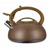 86-103 - Чайник из нержавеющей стали "Linea Tea" 3л, д22см, h20,5см, со свистком, многослойное капсульное дно, нескользящая ручка, цветная коробка, "Regent" (Китай) Подходит для всех видов плит, включая индукционную