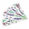 25234 - Салфетки бумажные "Art Bouquet Rondo" д32см, 3-х слойные, 12 штук в упаковке, 100% целлюлоза, "Лаванда" (Россия)