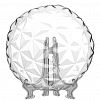 10663 - "Эстрелла (Estrella)" Тарелка мелкая стеклянная 200мм, набор 6шт, цветная коробка, Pasabahce (Турция)