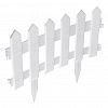 ML01005-2 - "Марья (Maria)" Заборчик-ограждение пластмассовый 40х29,5см, 1 секция, полипропилен, белый (Китай)