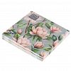 25744 - Салфетки бумажные "Bouquet Home Collection Classic" 33х33см, 3-х слойные, 20 штук в упаковке, 100% целлюлоза, "Цветущая магнолия" (Россия)