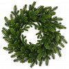 173.51 - Декоративный венок "Елка" д43см, малый, пластик, зеленый (Россия)