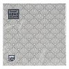25150 - Салфетки бумажные "Bouquet Home Collection Classic" 33х33см, 3-х слойные, 20 штук в упаковке, 100% целлюлоза, "Серебряный веер" (Россия)