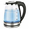 BM-70005 - Чайник электрический "Backman" 2,0л, 2200Вт, закрытый нагревательный элемент, корпус из высококачественного термостойкого стекла, световой индикатор работы, шкала уровня воды, автоматическое отключение при закипании (Китай)
