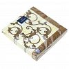 37401 - Салфетки бумажные "Art Bouquet" 33х33см, 3-х слойные, 20 штук в упаковке, 100% целлюлоза, "Мишель" (Россия)