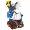  - Скульптура-фигура для сада гипсовая "Коза с баяном" 28х39см (Россия)